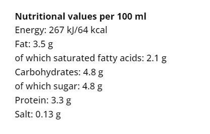WIESENMILCH - БИО КРАВЕ МЛЯКО ПРЯСНО ПЪЛНОМАСЛЕНО 3.5% - 1 л
