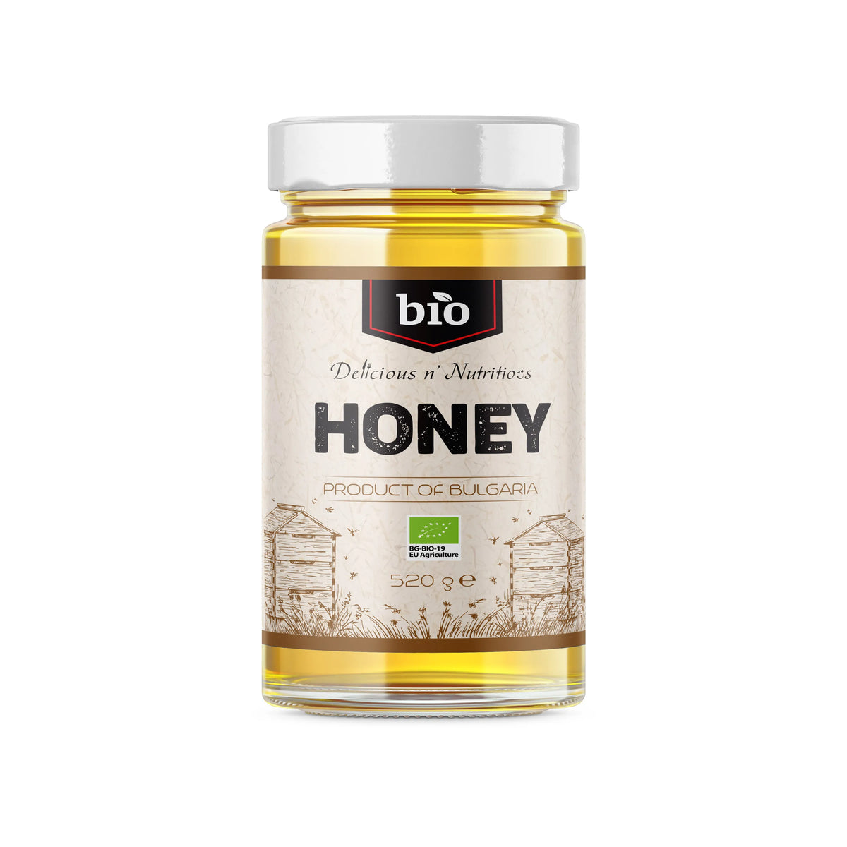 DELICIOUS N' NUTRITIOUS - БИО БЪЛГАРСКИ МЕД - 520 g